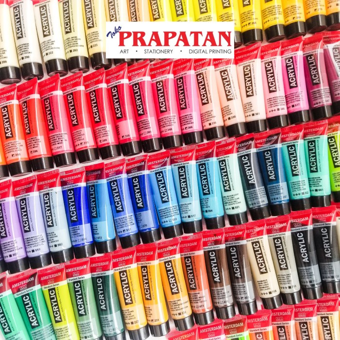 

Amsterdam Acrylic Paint 20ml Standard Series 80 Warna / Cat Akrilik NANDAA
