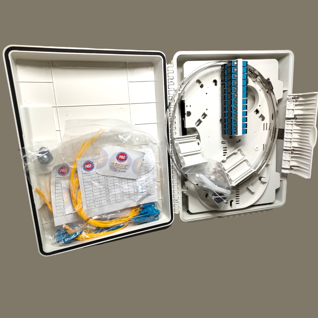 odp 24 core double lock / odp 24 core model paz / fat 24 core / ftth box 24 core