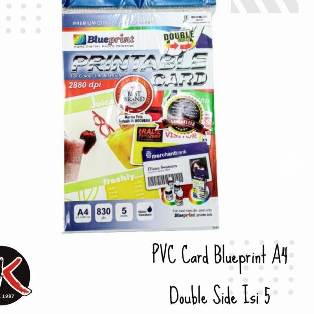 

Kertas PVC Bahan ID Card Instan A4 Isi 5 Lembar Blueprint