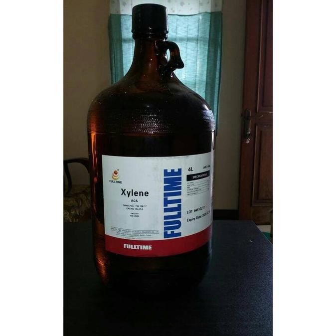 Jual XYLENE PRO ANALYSIS, ACS, CAP. 4 LITER, MERK FULLTIME CAT. 6451