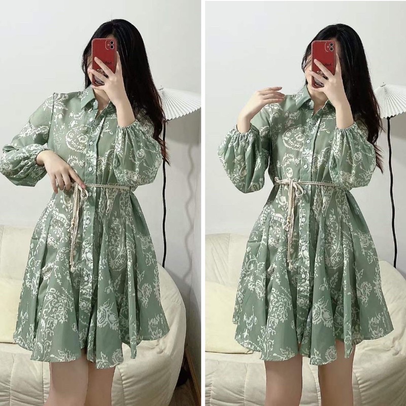 green tunik, midi import, midi bangkok, tunik premium, zara tunik