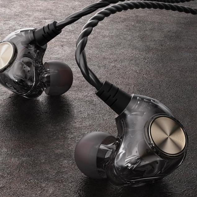 TACOO In-Ear Earphone Earbuds Hi-Fi Deep Bass Braided Cable with Mic