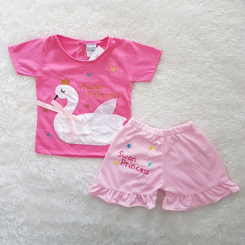 Baju Bayi Swan Princessset