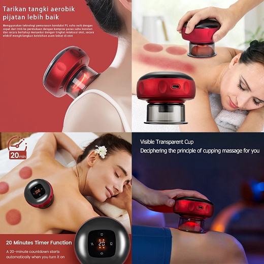 READY STOCK Alat Kerik Elektrik Massager / Alat kerik badan elektrik / Electric Vacuum Cupping Massage/Bekam listrik / Electric Machine Cupping / Perangkat bekam listrik