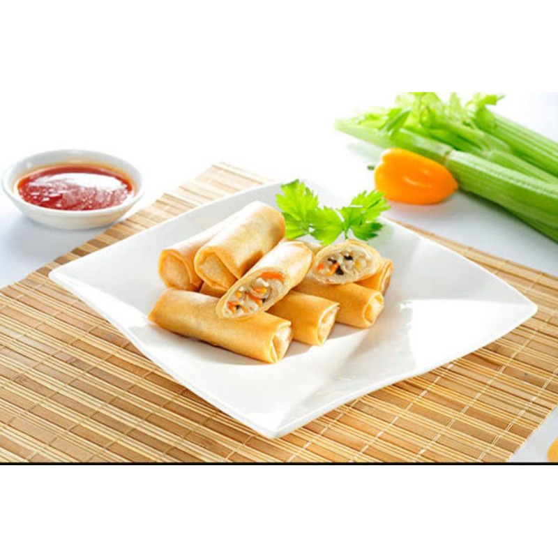 Lumpiah isi Sayuran Everbest Spring Rolls 450 gr/20 pcs Vegetarian Roll Lumpiah isi Sayuran