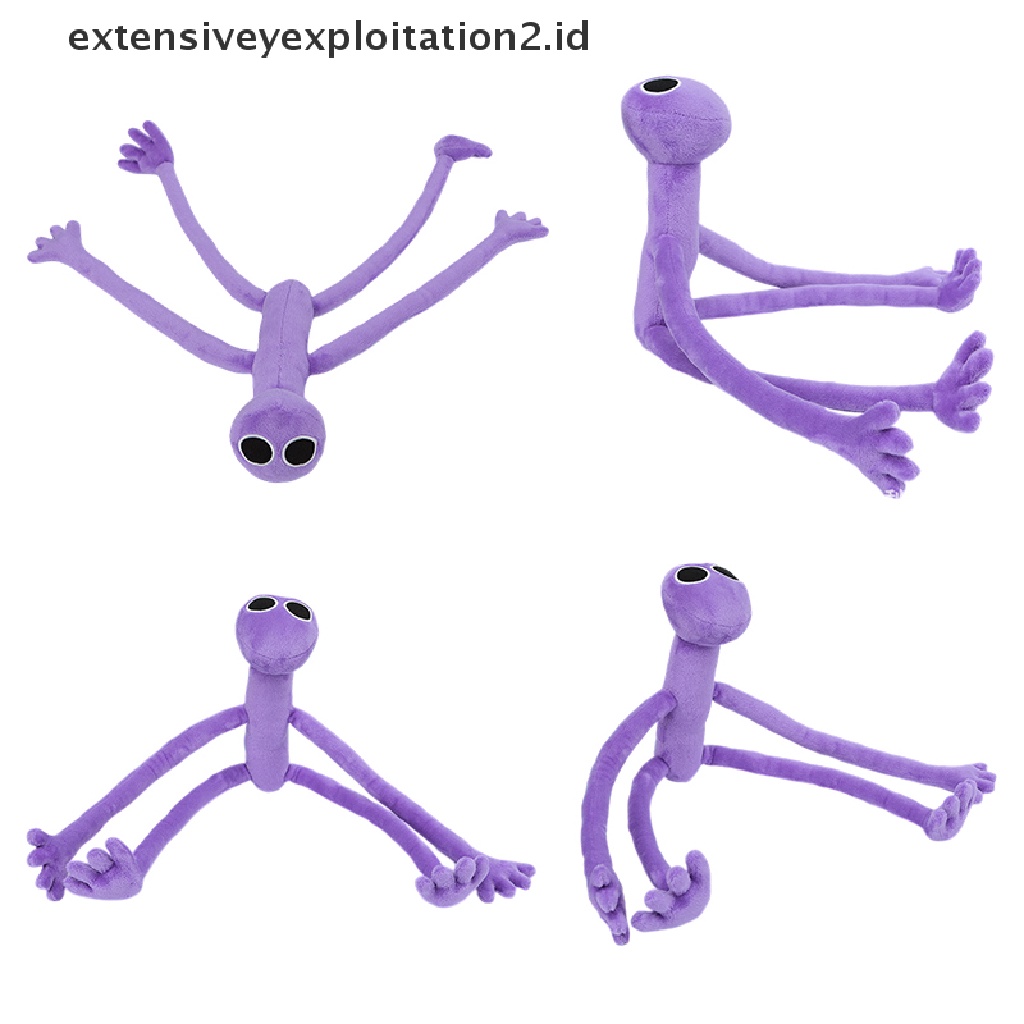 Mainan Boneka Stuffed Plush Hewan Monster Biru Lembut Untuk Anak