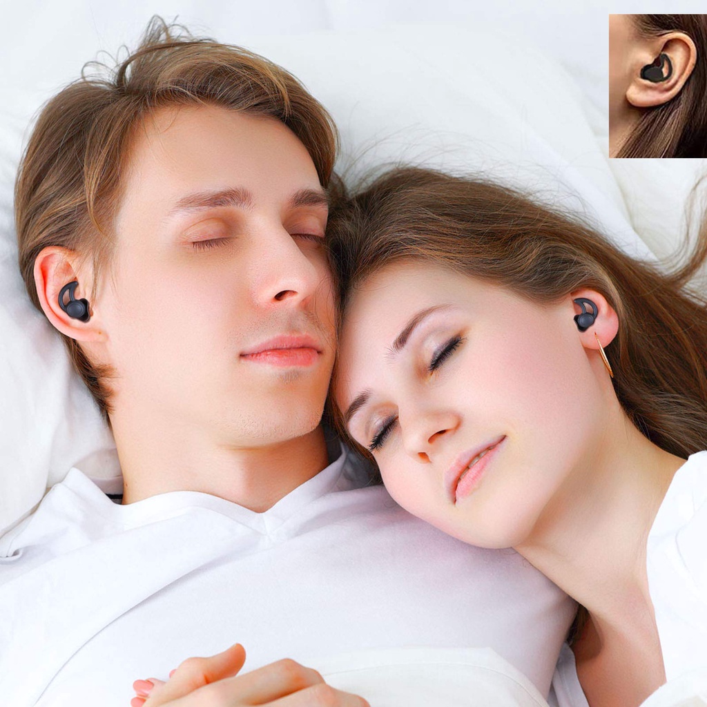 Penyumbat Telinga 3 Layers Earplugs Silicone Earplugs Noise Reduction Sleeping Earplugs Tidur Peredam Suara Nyaman