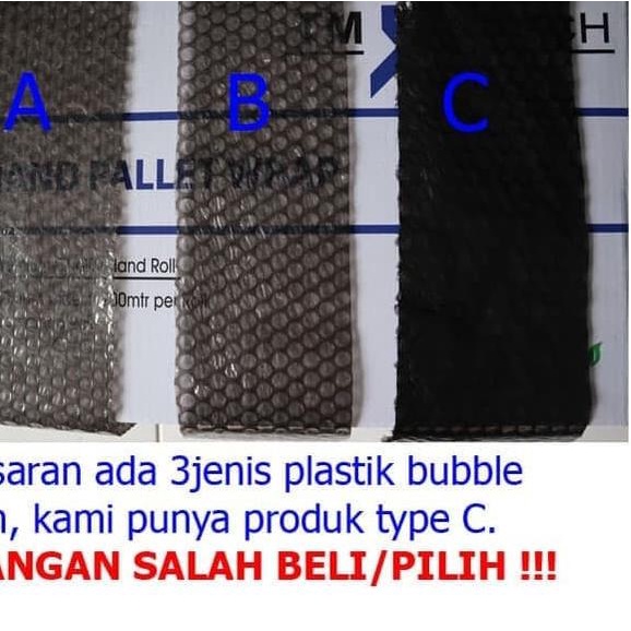 

[GO Send] Bubble Wrap HITAM 50m x 125cm Premium Quality