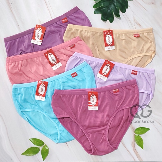 Celana Dalam CD Wanita Polos Halus Merk MIRIP Size M-L-XL-XXL-XXXL Undies Cewek Dewasa Remaja Jumbo Halus Lembut