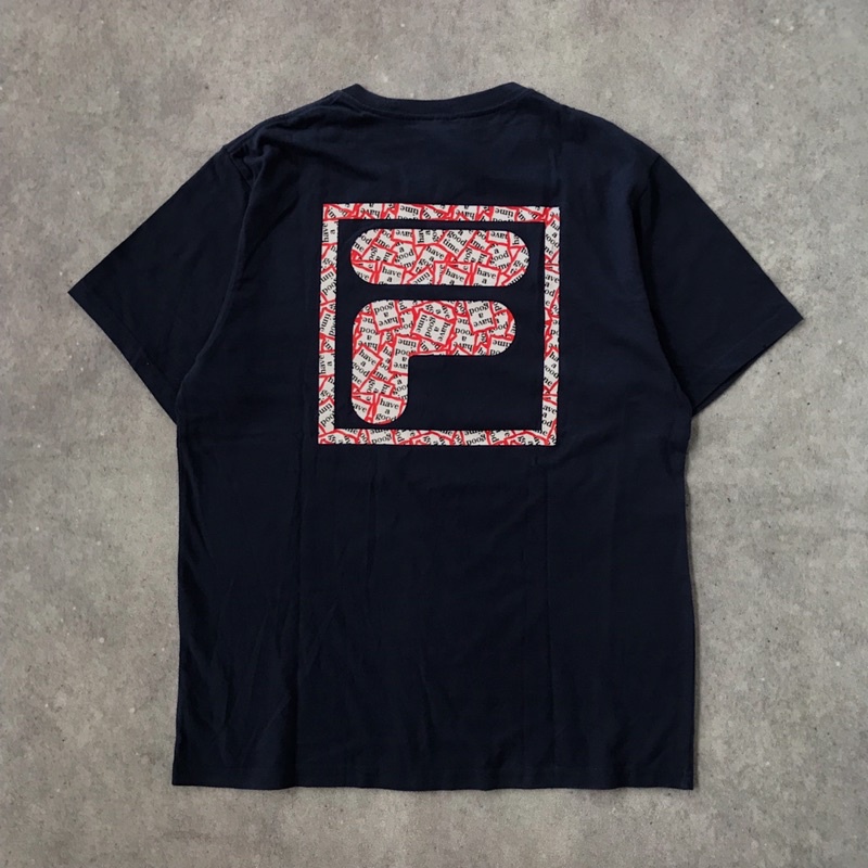 Have a good time X Fila tee navy