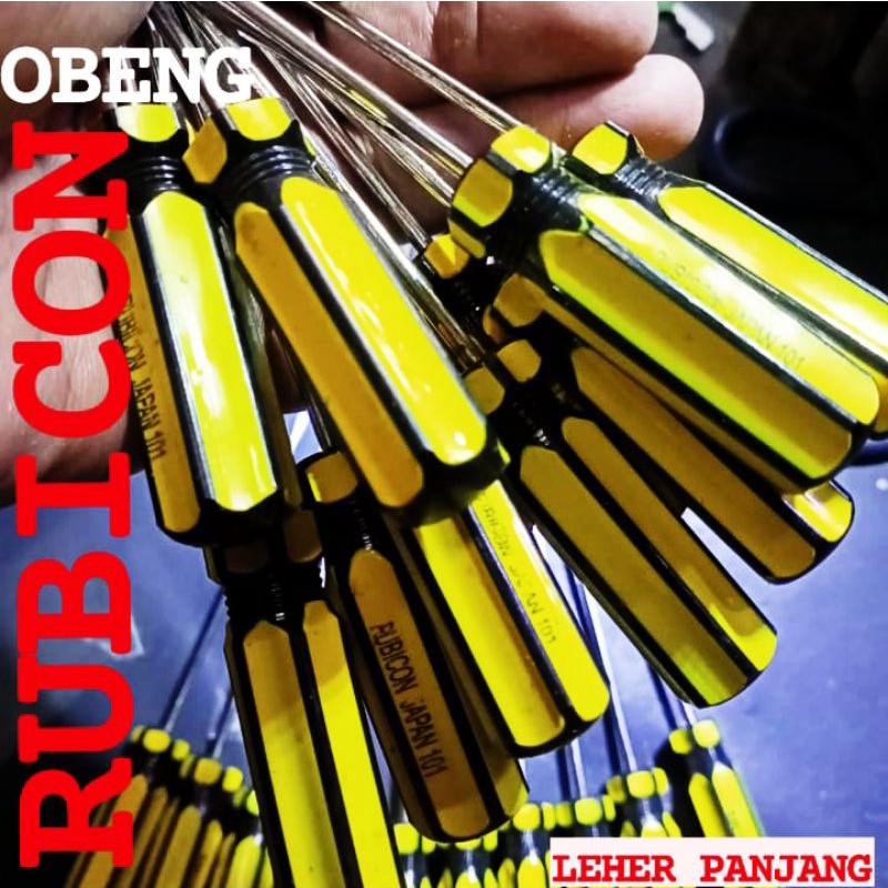 OBENG RUBICON MINUS LEHER PANJANG 20 CM