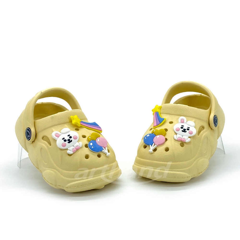 IRS-215 sandal anak perempuan selop tali belakang model korea boba bear