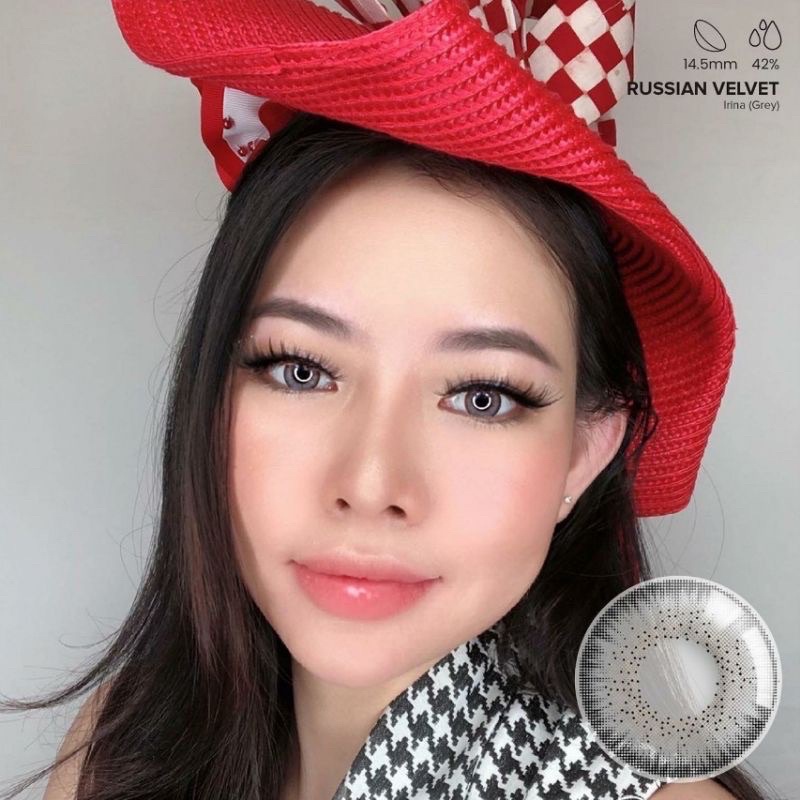 X2 RUSSIAN VELVET softlens irina grey russian velvet