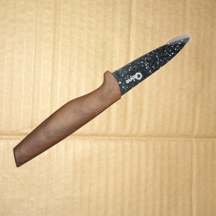 Oxone Black Marble Paring Knife Pisau Knives Piso Dapur Peso Pemotong