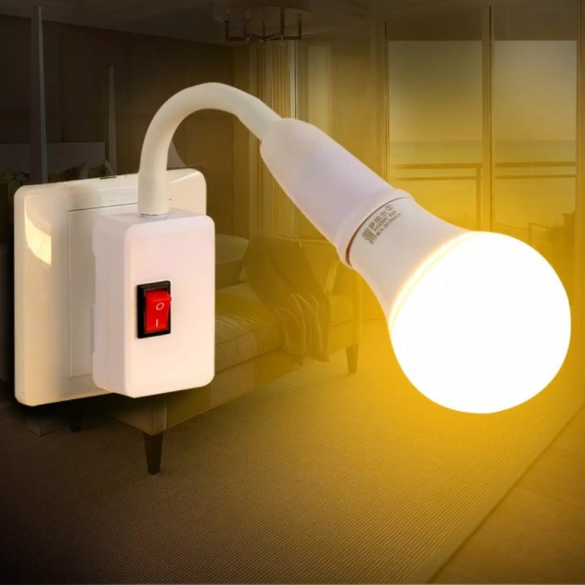 Rotating Lamp Holder E27 Screw In Lampholder Selang Universal Dengan Saklar Lampu Hemat Energi, Lampu Pijar Dan Lampu LED Bisa Digunakan Dua Socket Lamp Holder