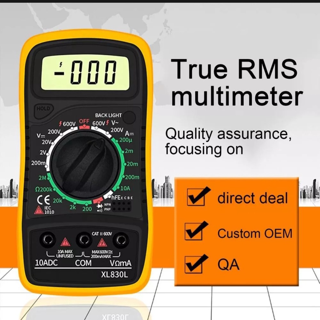 multimeter digital multitester ac dc Junejour Mini Digital Multimeter AC/DC Voltage Tester multimeter digital multitester
