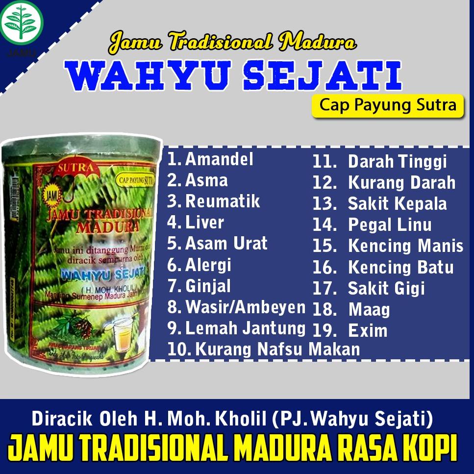 

⇵ Ramuan Herbal Madura Jamu Wahyu Sejati Cap Payung Sutra Rasa Kopi ASLI MURAH ,,,