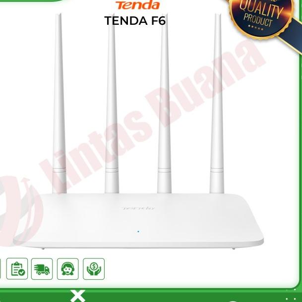 TENDA F6 Wireless N300 Router Tenda F6 Easy Setup Router 4 antena