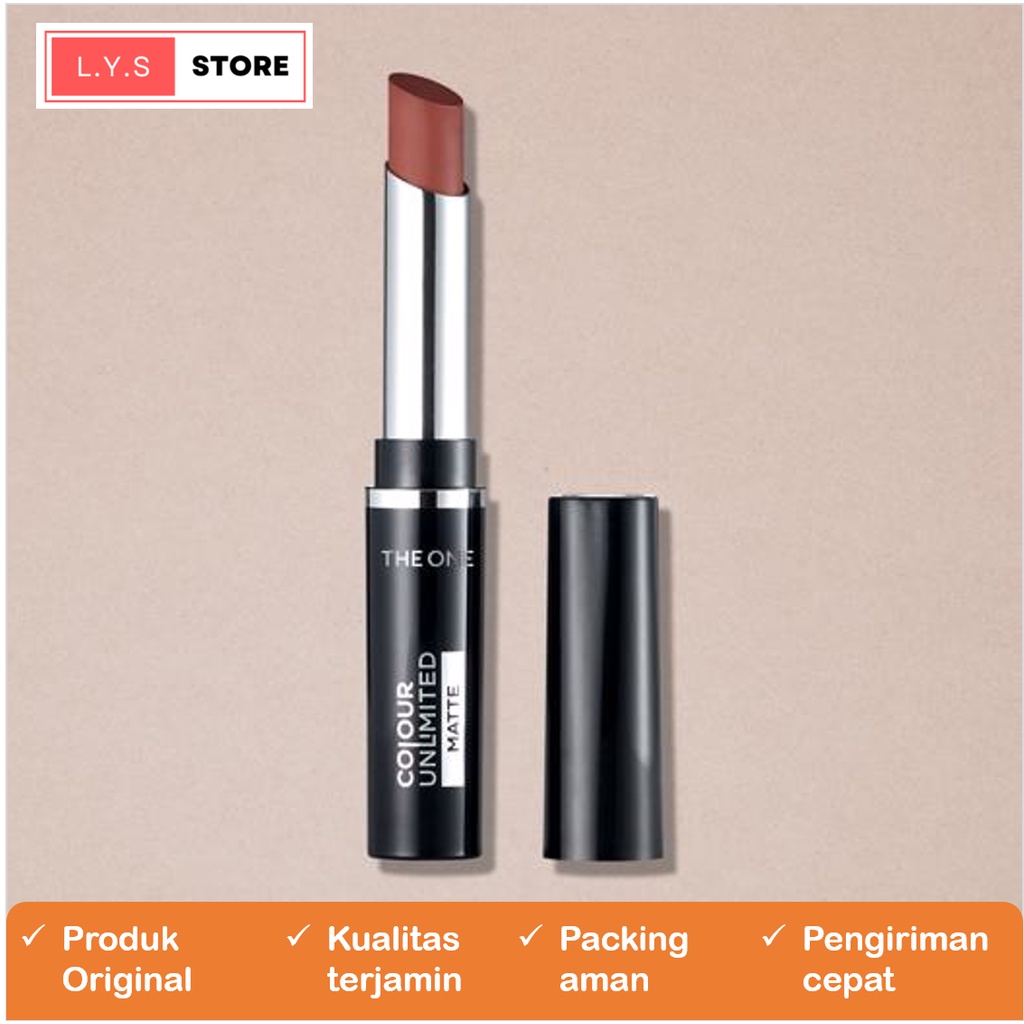Kosmetik wanita/Lipstik the one matte oriflame/The one colour unlimited matte lipstick - warna forev