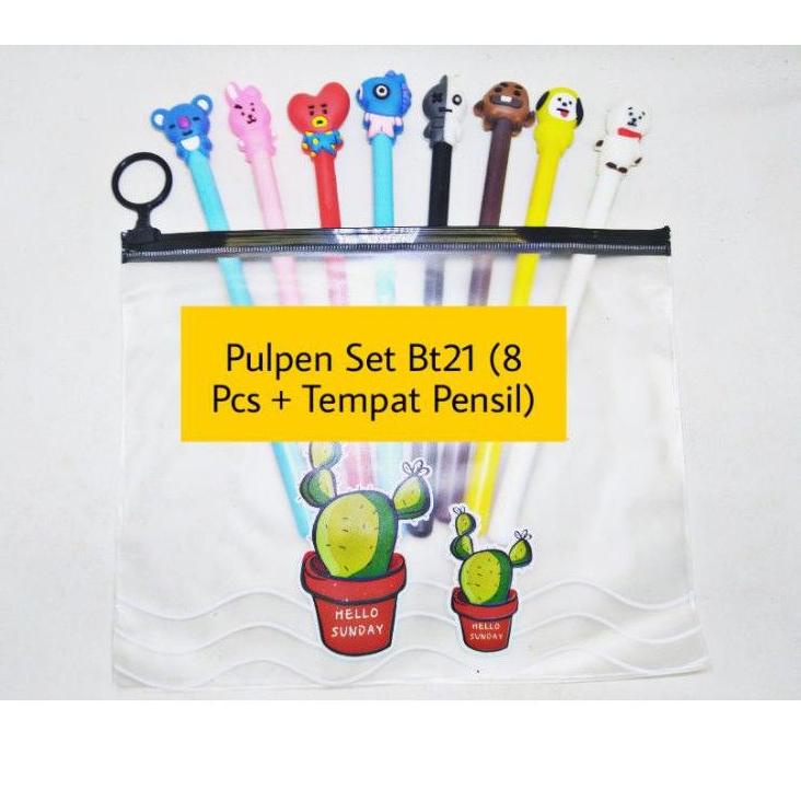 

FLASH SALE Pulpen Karakter Set 10 Pcs (1 Set Pulpen + Zipper Tempat Pensil Karakter) & Pensil Set isi 10 Pcs + Zipper Bag Tempat Pensil დ 862