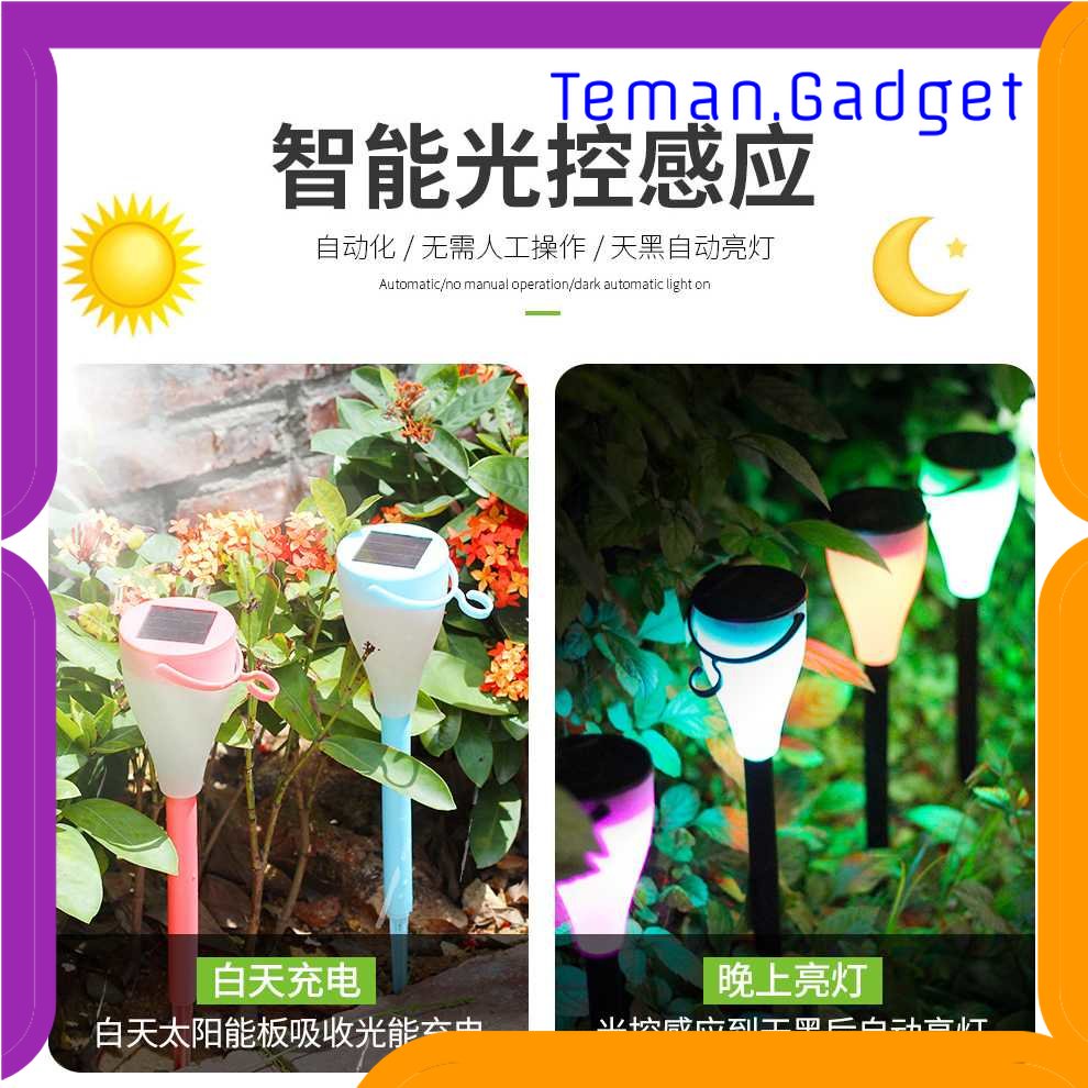 TG-LMP Pookin Lampu Taman Solar Panel Garden Decoration 7 Color 1 PCS - YL001