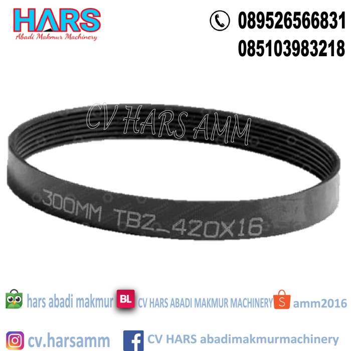 Grinder Sparepart Fan Belt 300Es/B-12 Meat Slicer