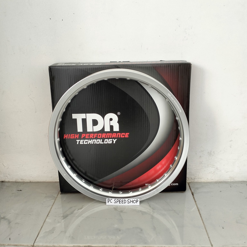 VELG PELEG PELEK TDR W SHAPE 185 RING 17 SILVER TDR RACING