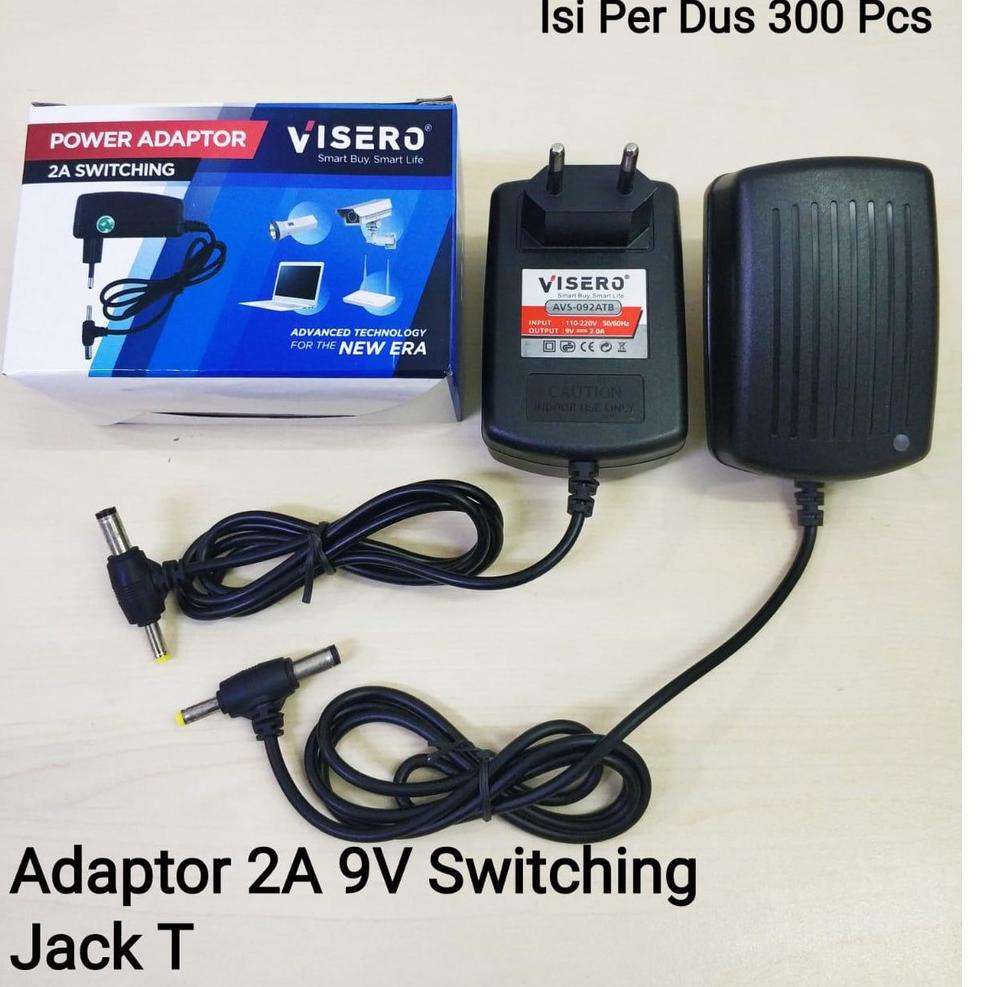 ↸ Adaptor 9 Volt 2 Ampere Visero ✎