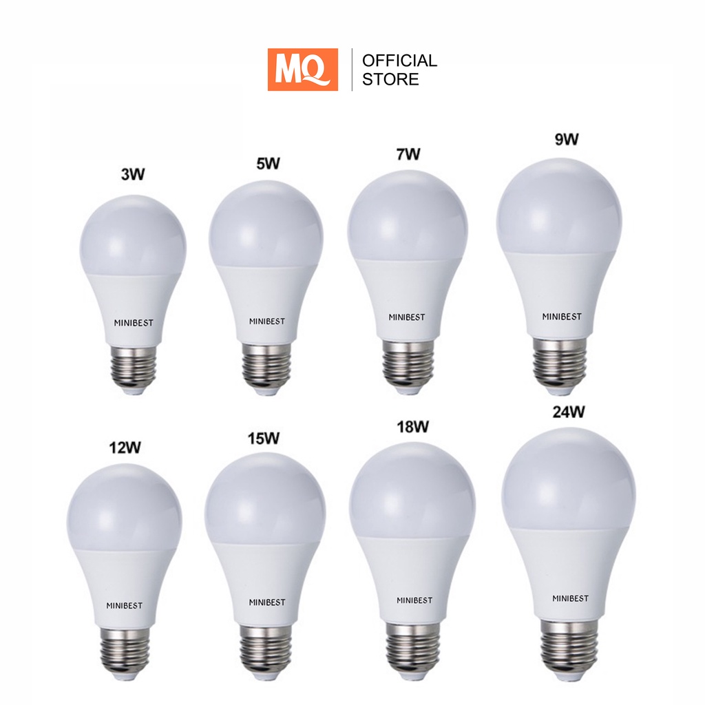 MQ LAMPU BULB LED LAMPU LED PREMIER A BULB 3w, 5w , 7w , 9w, 12w ,15w - 3W