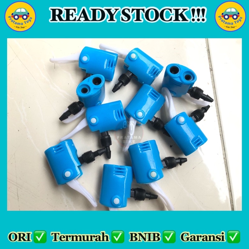 Cop Pompa 2 Lubang Sepeda, Fixie dan Motor  AV FV Murah