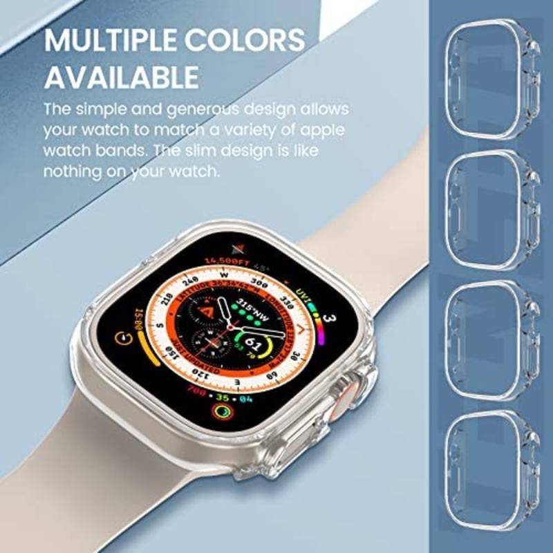 Case Pelindung Smartwatch Apple Watch Ultra 49mm 49mm Desain Hollow Tahan Jatuh