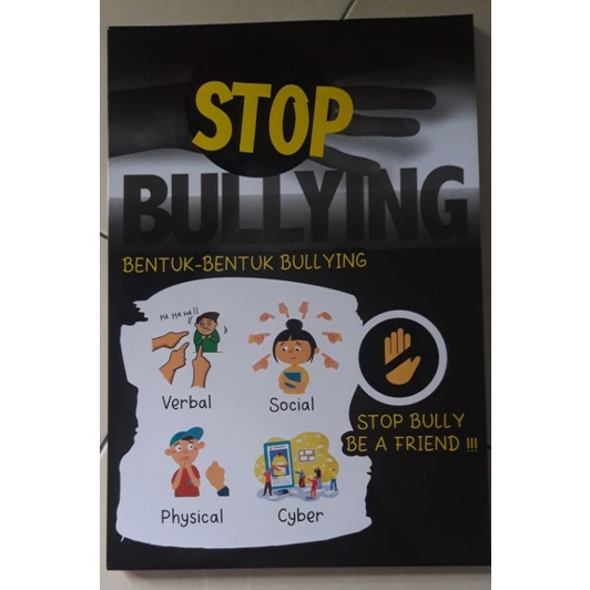 Poster Stop Bullying Bentuk Bentuk Bullying
