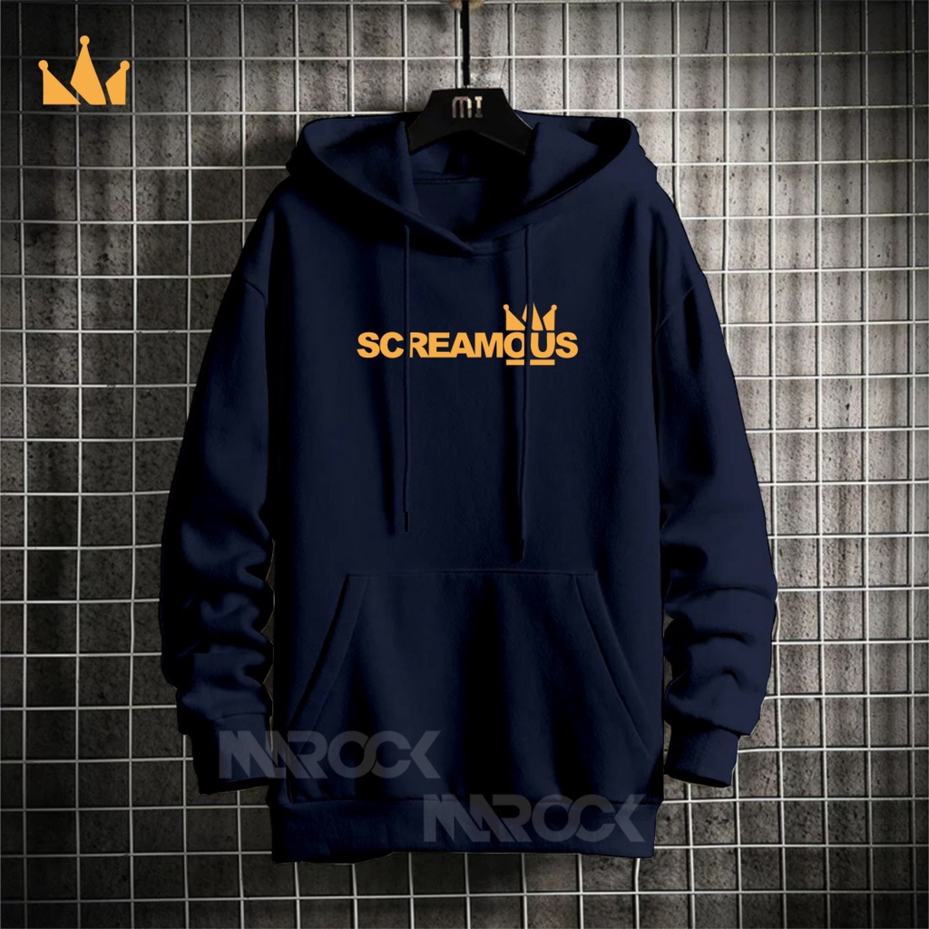 TERMURAH !! COD Jaket Sweater Hoodie Pria Distro SREAMOUSO riginal Big Size Jumbo M - XXL