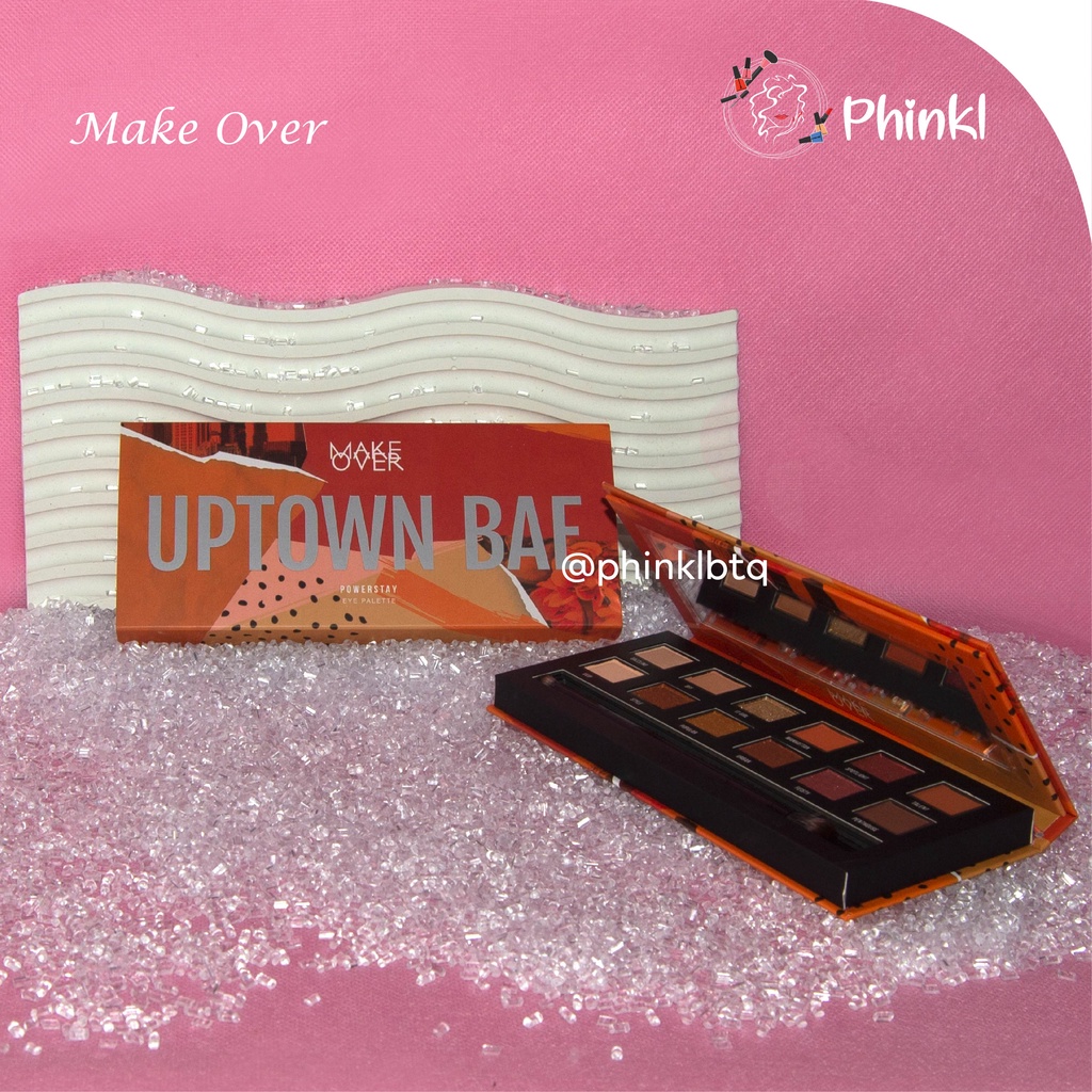 `ღ´ PHINKL `ღ´ Make Over Powerstay Eye Shadow Pallete eyeshadow perona mata bersinar berwarna makeup