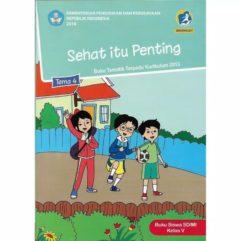 Jual Buku Tematik Sd Mi Kelas 5 Tema 4 Sehat Itu Penting Shopee