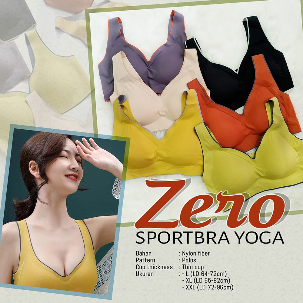 Sakura Bra Pakaian Dalam Bras Sport BH Push Up Yoga Wanita Olahraga Sport Underwear