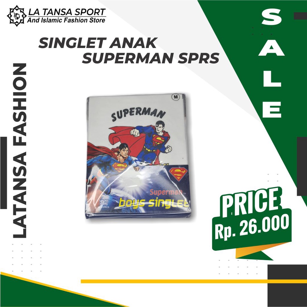 SINGLET ANAK SUPERMAN SPRS