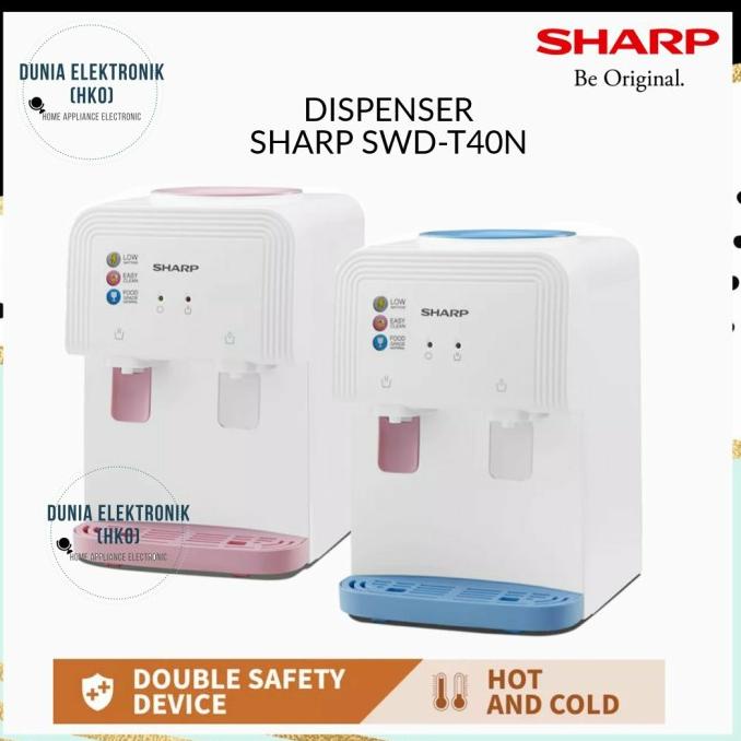 DISPENSER SHARP SWD-T40N T40N DISPENSER PORTABLE GALON ATAS 2 KRAN