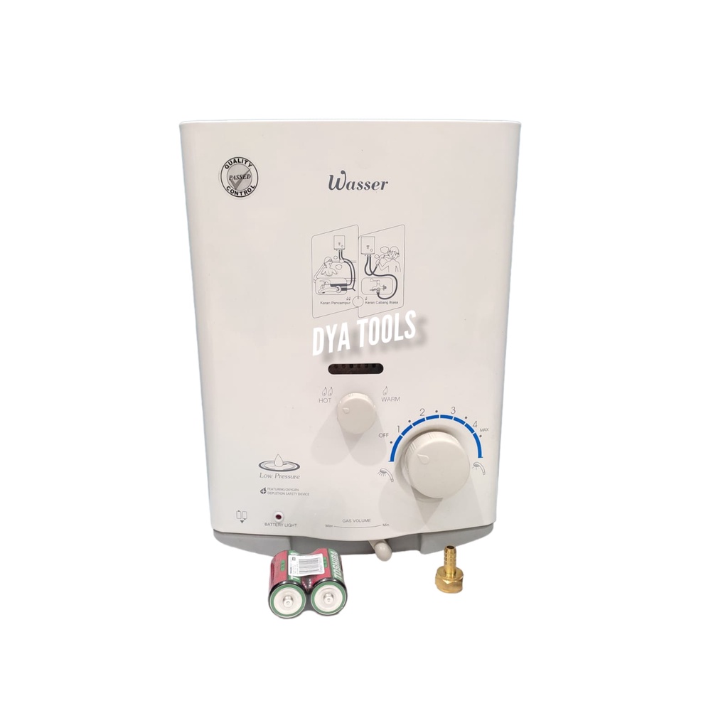 Water Heater Gas Wasser WH 506 A / Pemanas Air Gas LPG Wasser