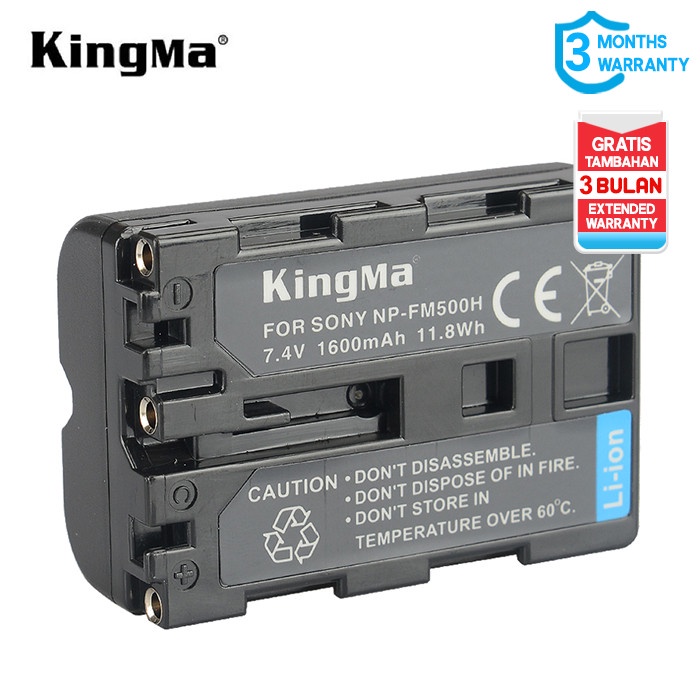 Baterai KINGMA Sony NP-FM500H - Battery NP FM500 - Garansi Resmi