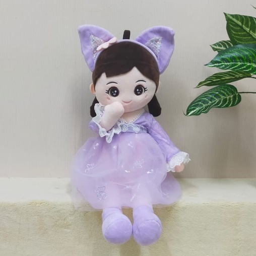 Boneka Cewek Bando Kelinci Size 38cm/Boneka Baby Girl/Boneka Anak Perempuan/Baby Dol/Boneka Kimono