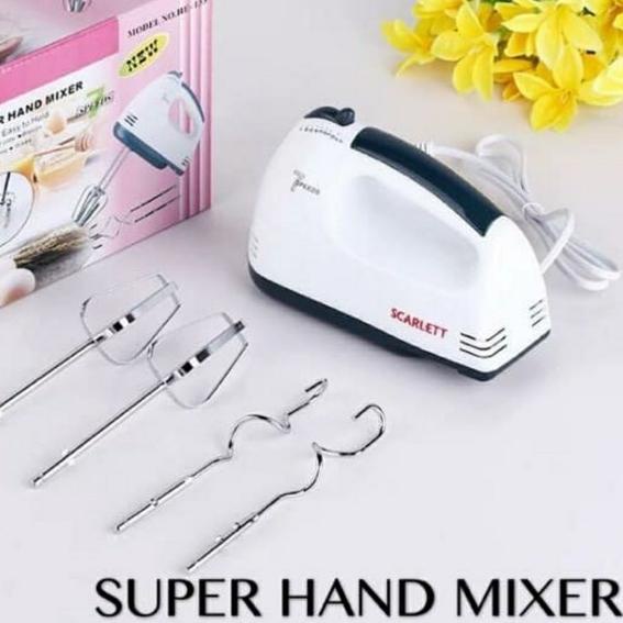 SHENAR, HAND MIXER SCARLETT PENGOCOK TELUR KUE / MIXER TANGAN ELEKTRIK