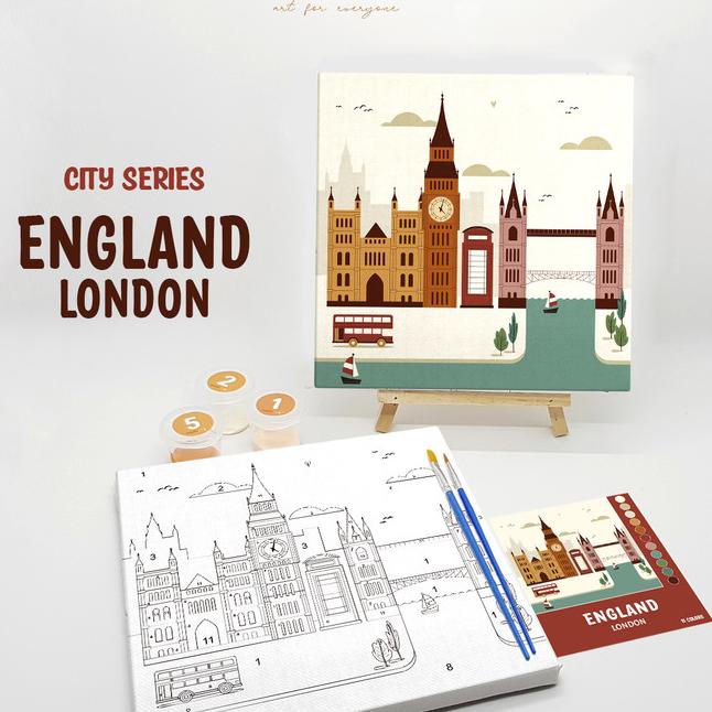 

London - Paint By Number 11 Color [City Series] | Painting Kit