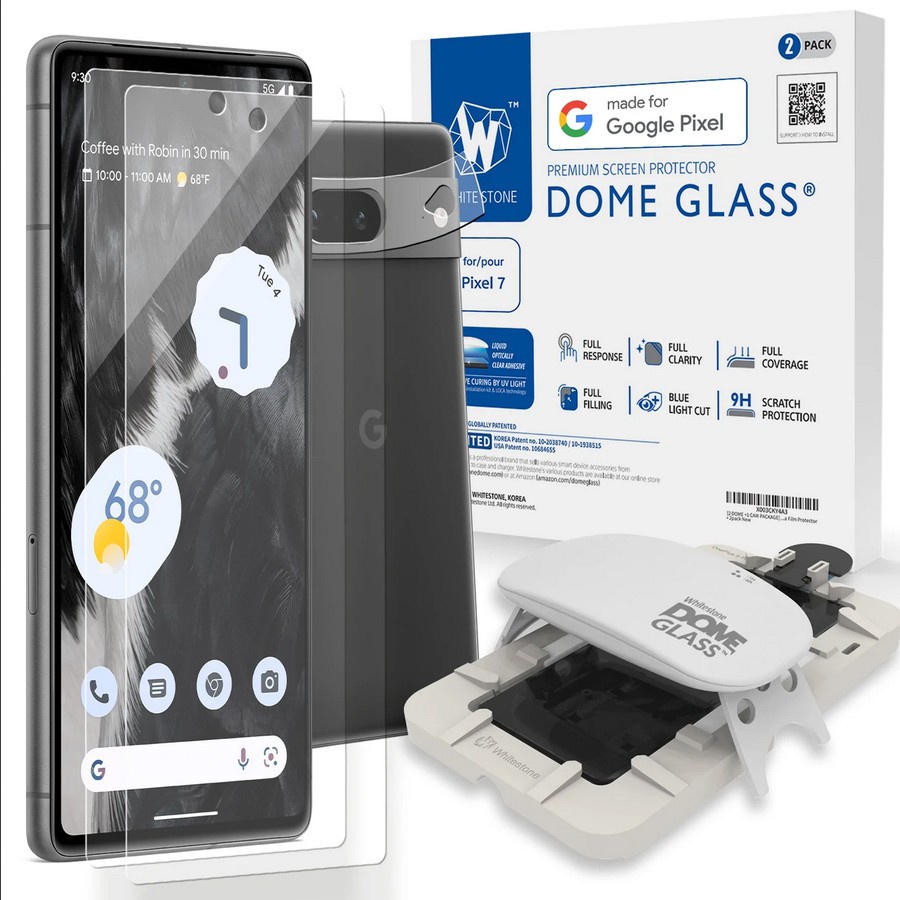 Whitestone Dome Glass For Pixel 7 Pro Tempered Glass Pixel 7 / 7 Pro - Pixel 7