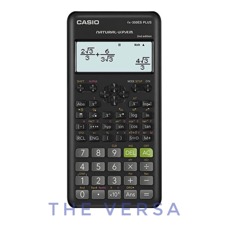 

Kalkulator Casio FX-350ES Plus FX-350 ES Original Garansi Resmi - 2nd Edition