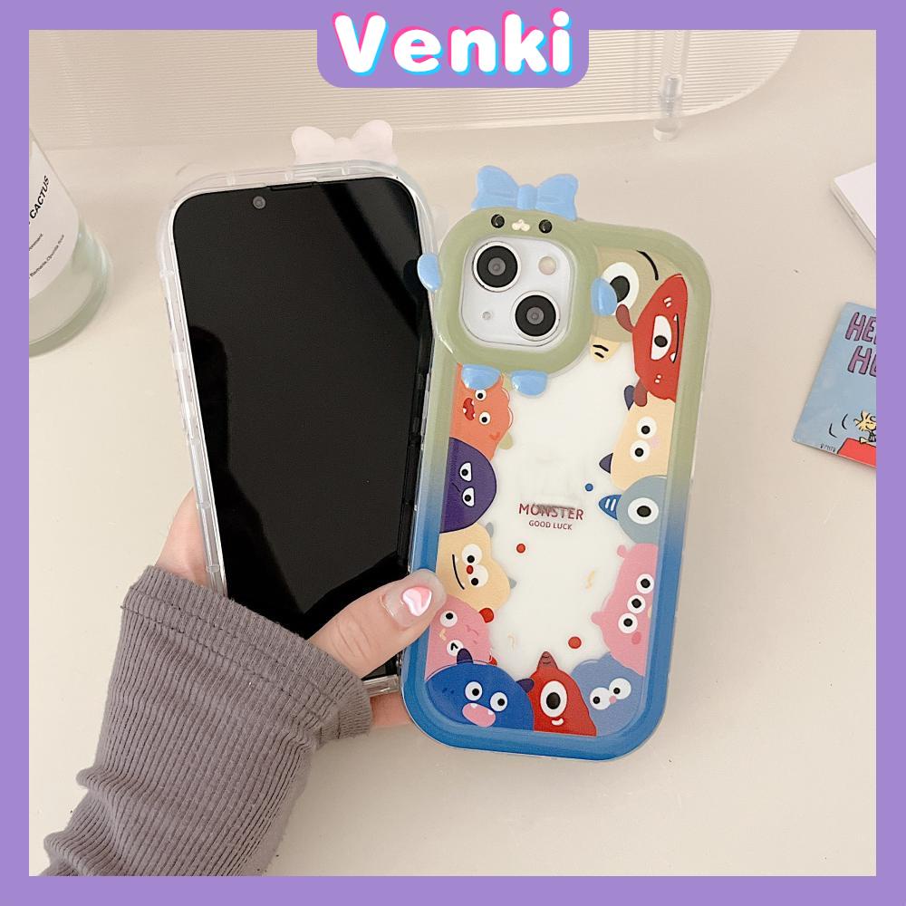 iPhone Case Silicone Soft Little Monster Case Glossy Cute Cartoon Airbag Shockproof Protection Camera Compatible For iPhone 14 Pro Max 13 12 11 Pro 7 8 Plus XR