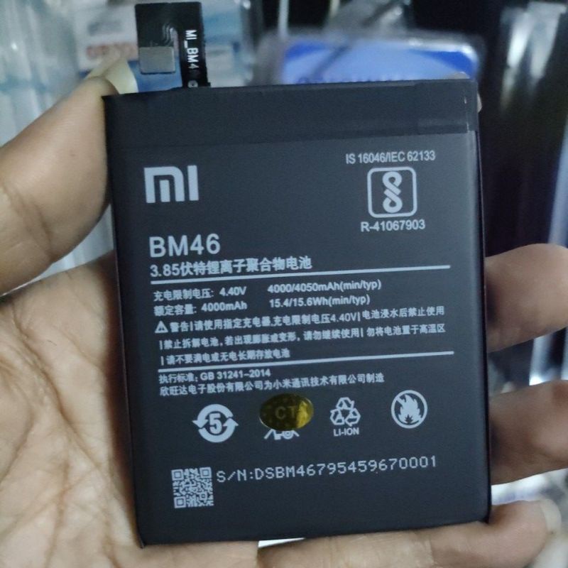 Baterai Tanam BM46 baterai Battry Batry Xiaomi Redmi Note 3 Redmi Note 3 Pro Original
