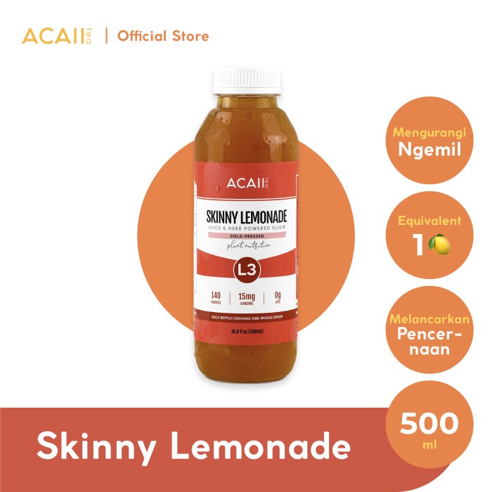 

Discount Acaii Tea Skinny Lemonade 500ml /TEH DIET/TEH PELANGSING/TEH HIJAU/TEH JATI CINA/TEH JAGUNG