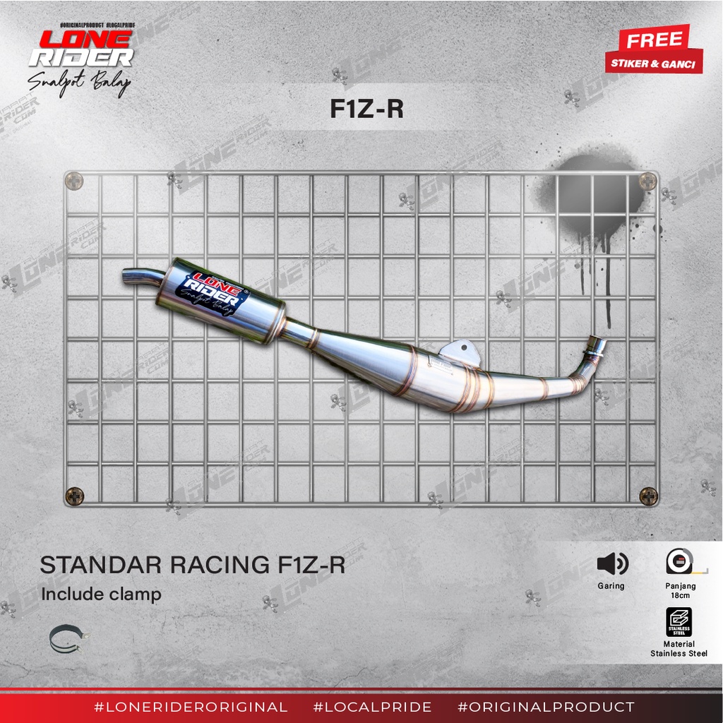 Lone Rider Standar Racing F1ZR (Original) - Knalpot Racing F1ZR