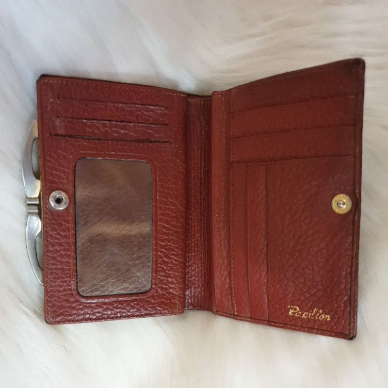 PAPILLON DOMPET KULIT PRELOVED VINTAGE AUTHENTIC